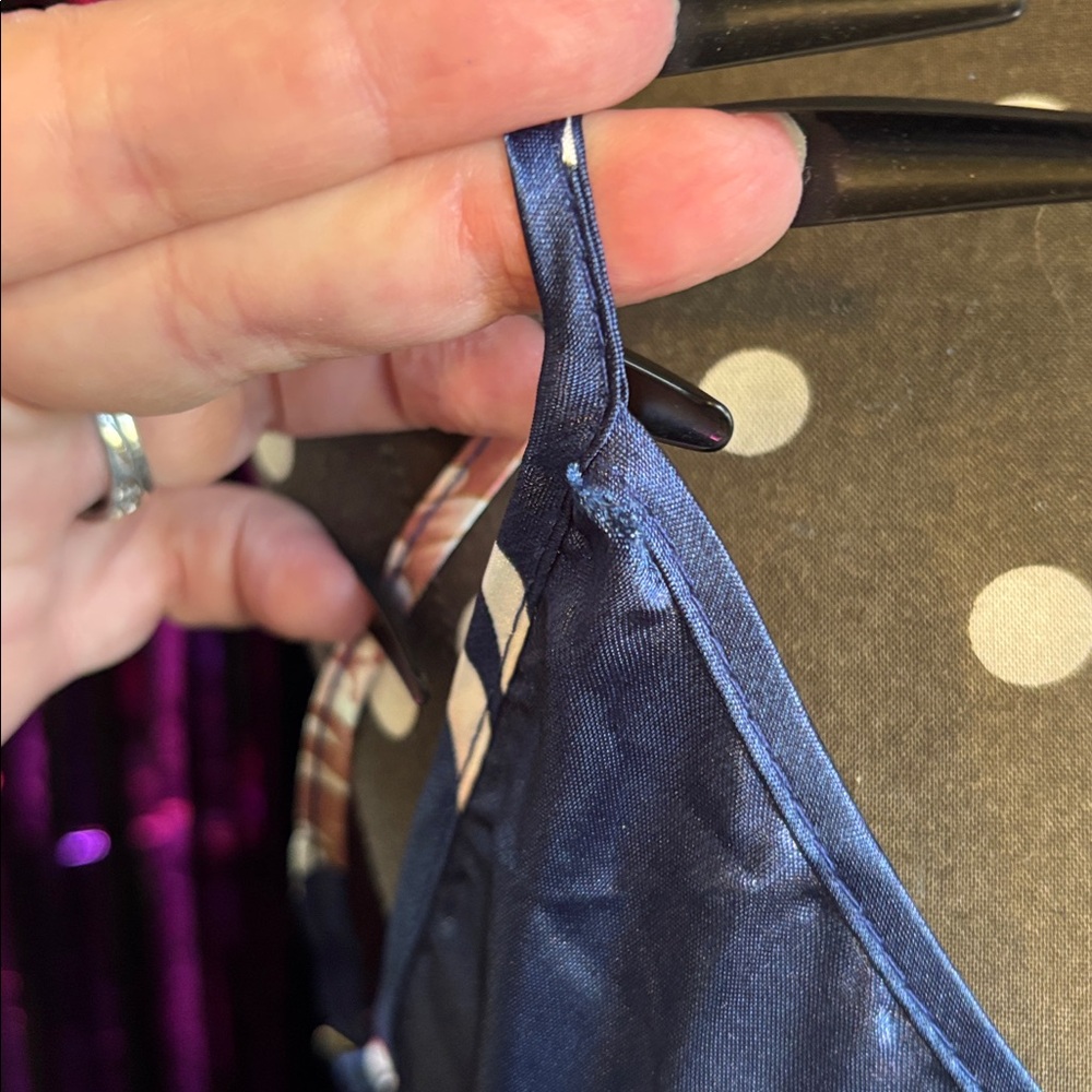 NWOT Satin Nightgown with Crane Design - Picture 2 of 2